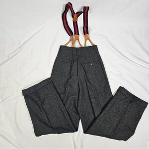Ralph Lauren Cream Wool Garment with Suspenders